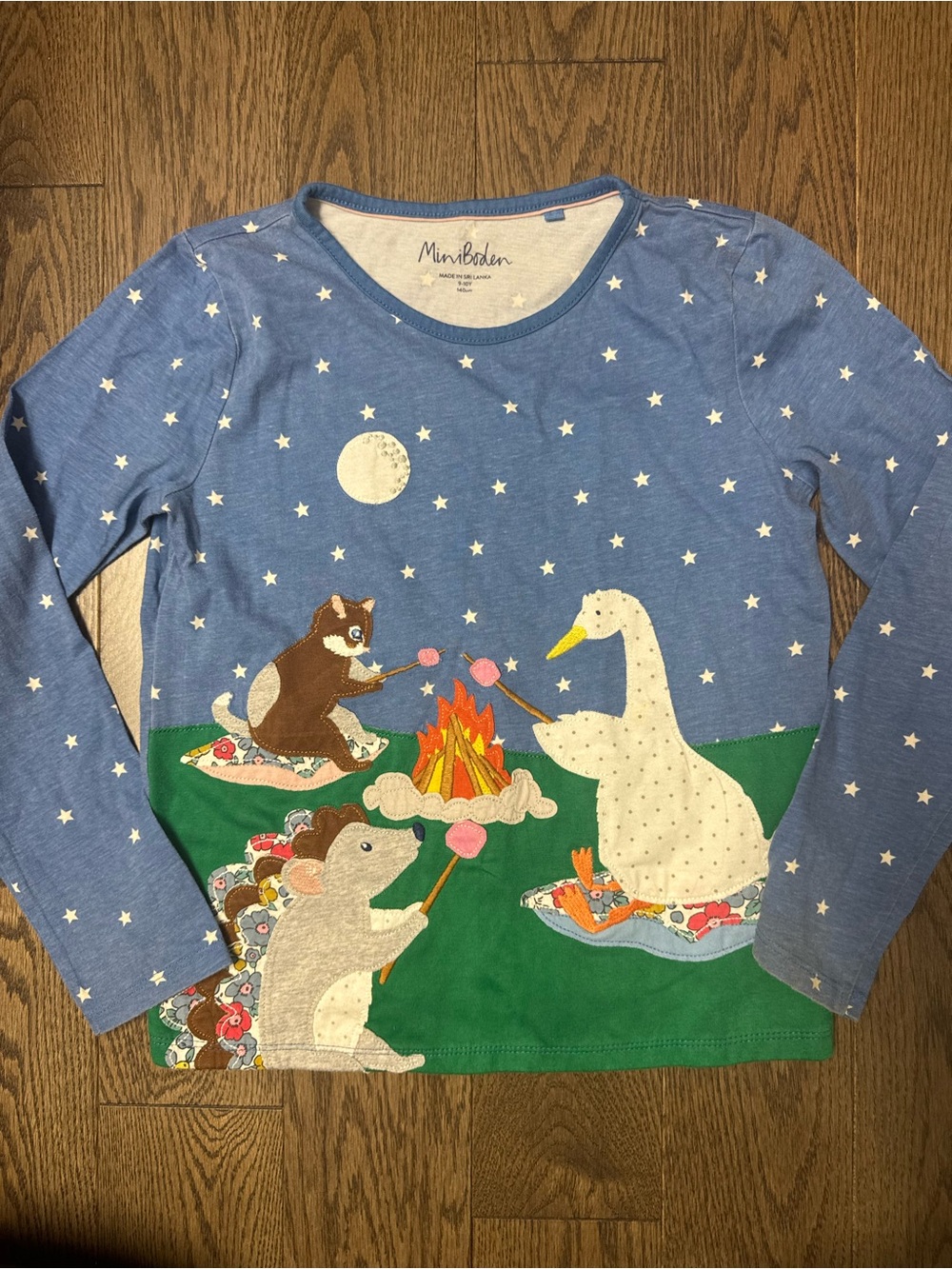 Mini Boden camp fire shirt 9/10